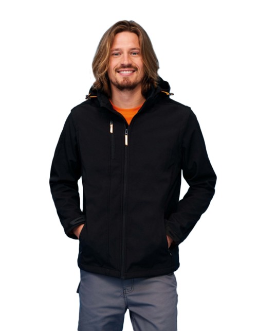 ΜΠΟΥΦΑΝ SOFTSHELL ΜΕ ΑΠΟΣΠΩΜΕΝΗ ΚΟΥΚΟΥΛΑ ΚΑΙ ΜΑΝΙΚΙΑ SOL'S  - TRANSFORMER