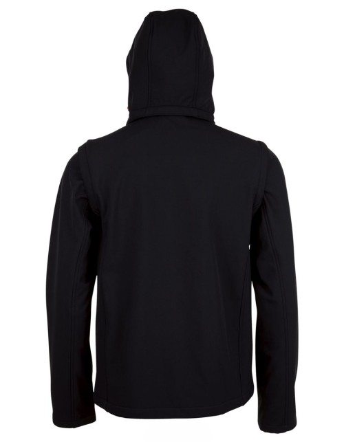 ΜΠΟΥΦΑΝ SOFTSHELL ΜΕ ΑΠΟΣΠΩΜΕΝΗ ΚΟΥΚΟΥΛΑ ΚΑΙ ΜΑΝΙΚΙΑ SOL'S  - TRANSFORMER