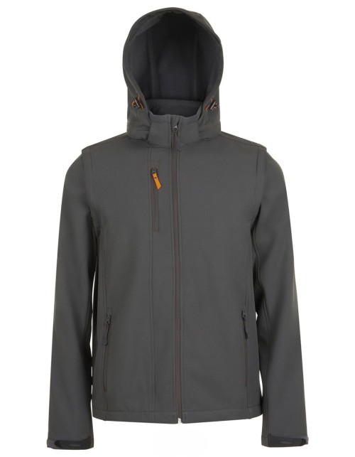 ΜΠΟΥΦΑΝ SOFTSHELL ΜΕ ΑΠΟΣΠΩΜΕΝΗ ΚΟΥΚΟΥΛΑ ΚΑΙ ΜΑΝΙΚΙΑ SOL'S  - TRANSFORMER