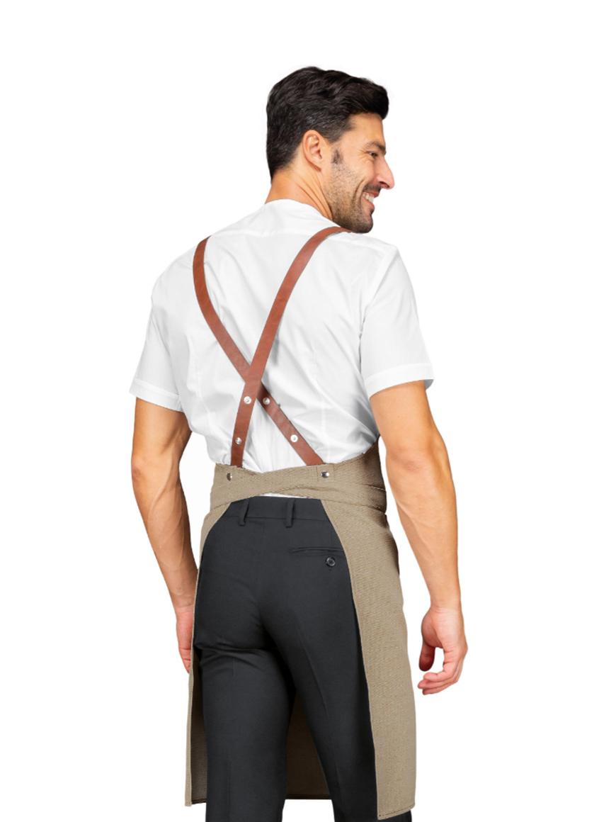Στηθούρι Μπεζ Ποδιά Barista Isacco - 088616
