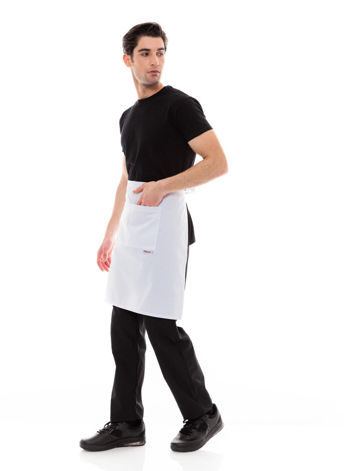 Ποδιά Σερβιτόρου Μέσης - 500 Λευκή