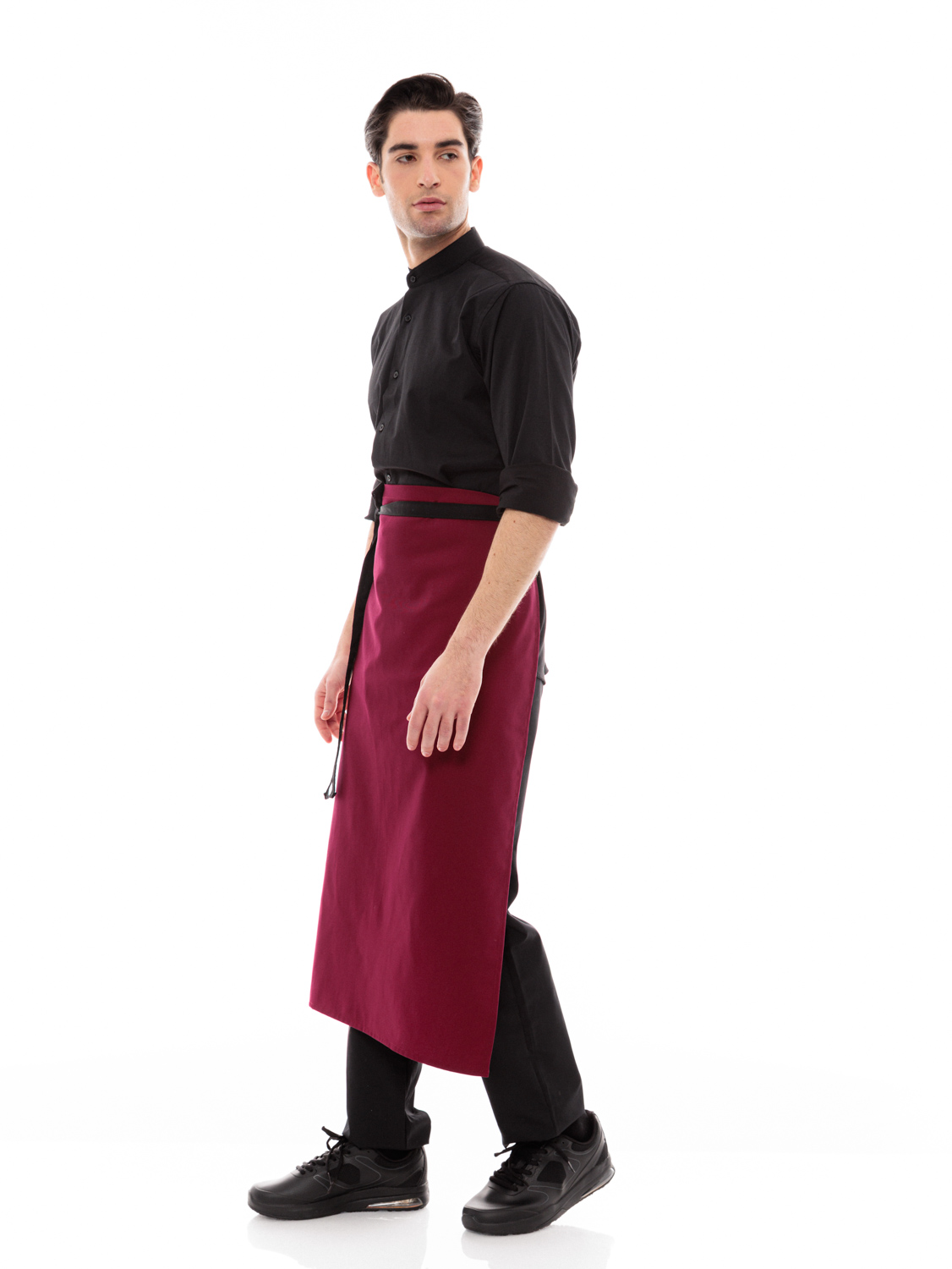 Μπορντό Ποδιά Μέσης Μακριά Service Κλασική - 512Α burgundy