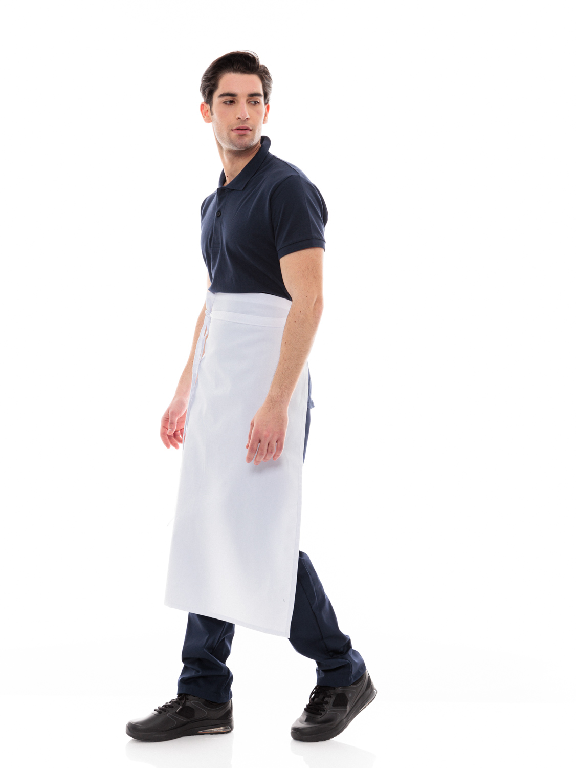 Λευκή Ποδιά Μέσης Μακριά Service Κλασική - 512Α white