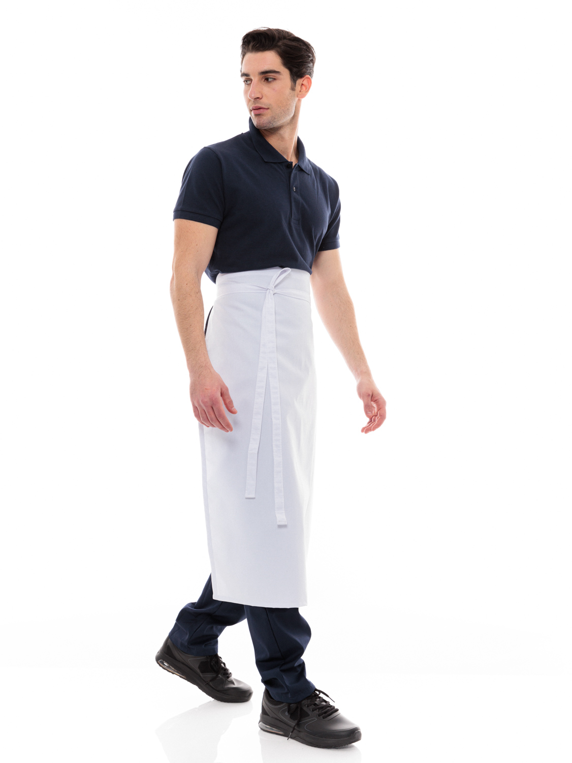 Λευκή Ποδιά Μέσης Μακριά Service Κλασική - 512Α white