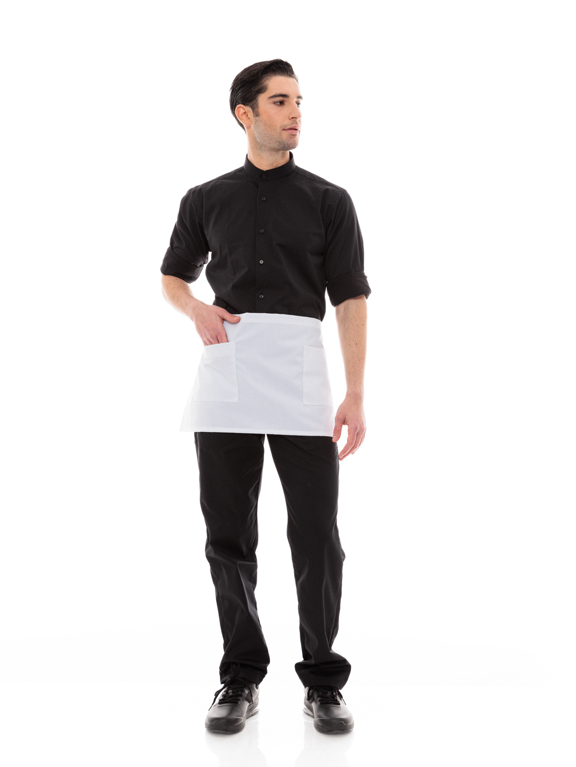Ideal Press Ποδιά Μέσης Barista/Service - 522 Λευκή