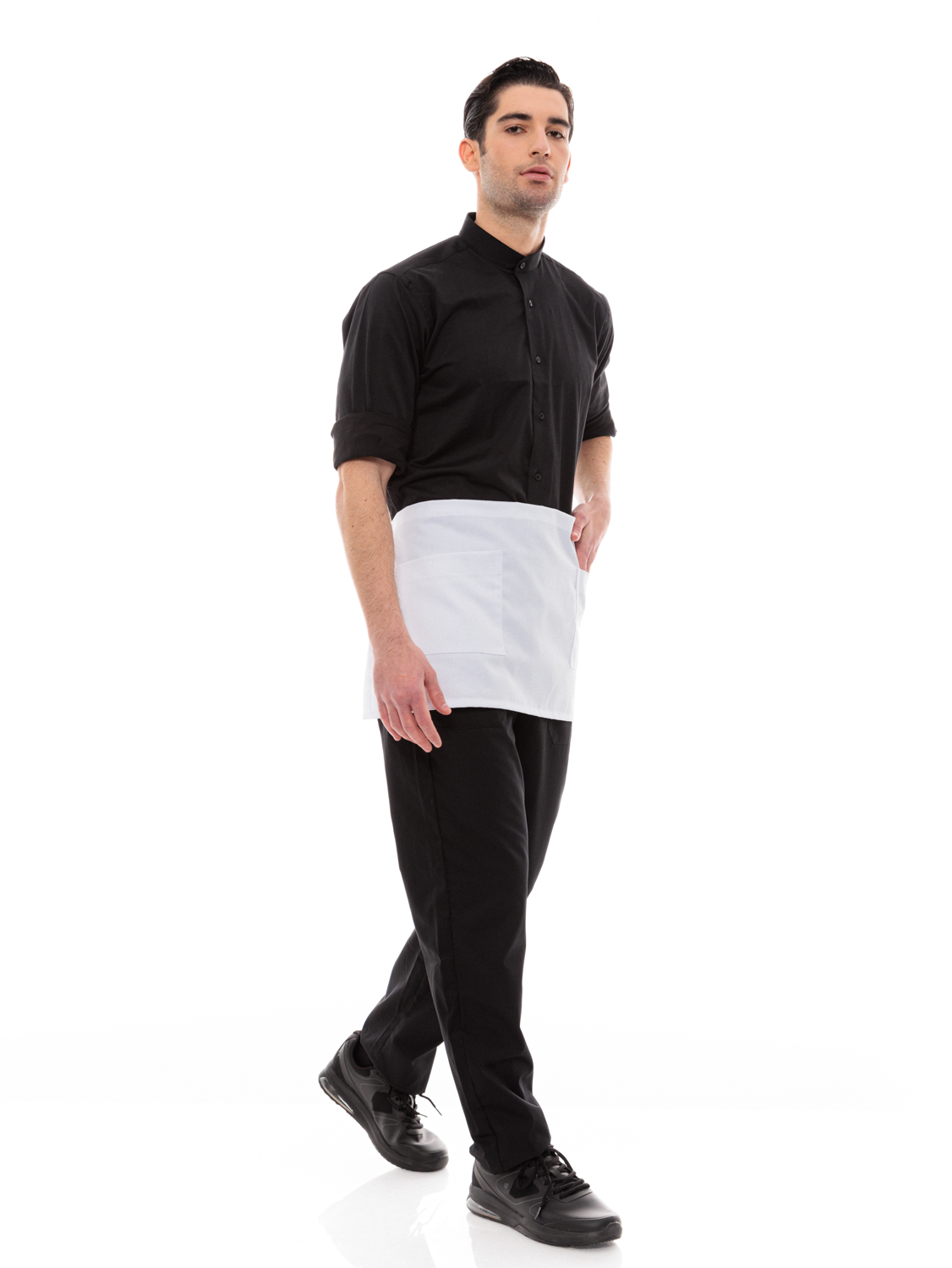 Ideal Press Ποδιά Μέσης Barista/Service - 522 Λευκή