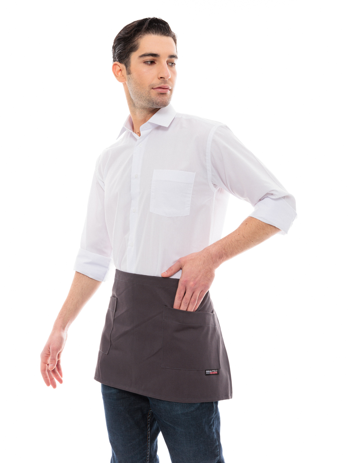 Ideal Press Ποδιά Μέσης Barista/Service - 522 Γκρι