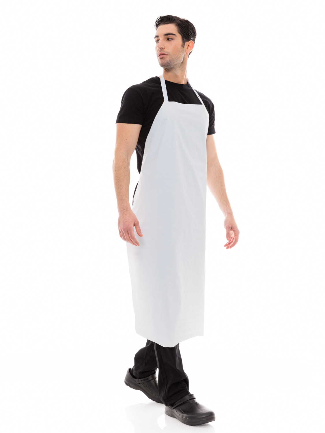 Λευκή Αδιάβροχη Ποδιά Λάντζας Τροφίμων - 550white
