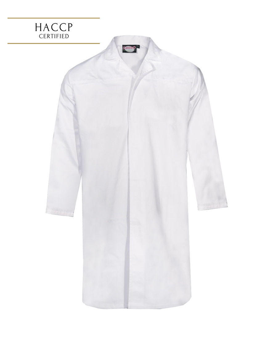 Ρόμπα Εργασίας Unisex HAACP Λευκή - 550A Fageo
