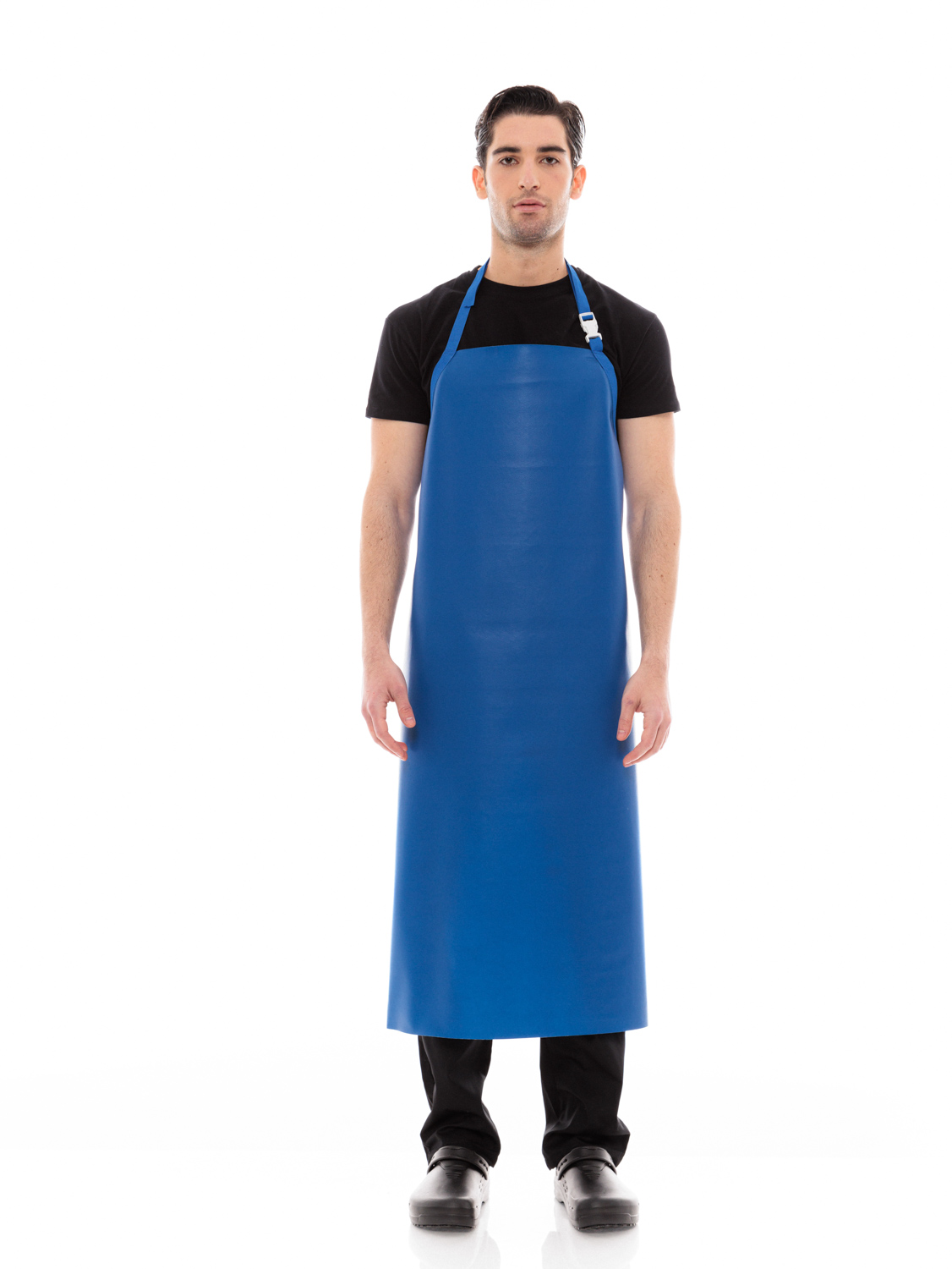 Μπλε Ποδιά Λάντζας Δερματίνης PVC - 560blue