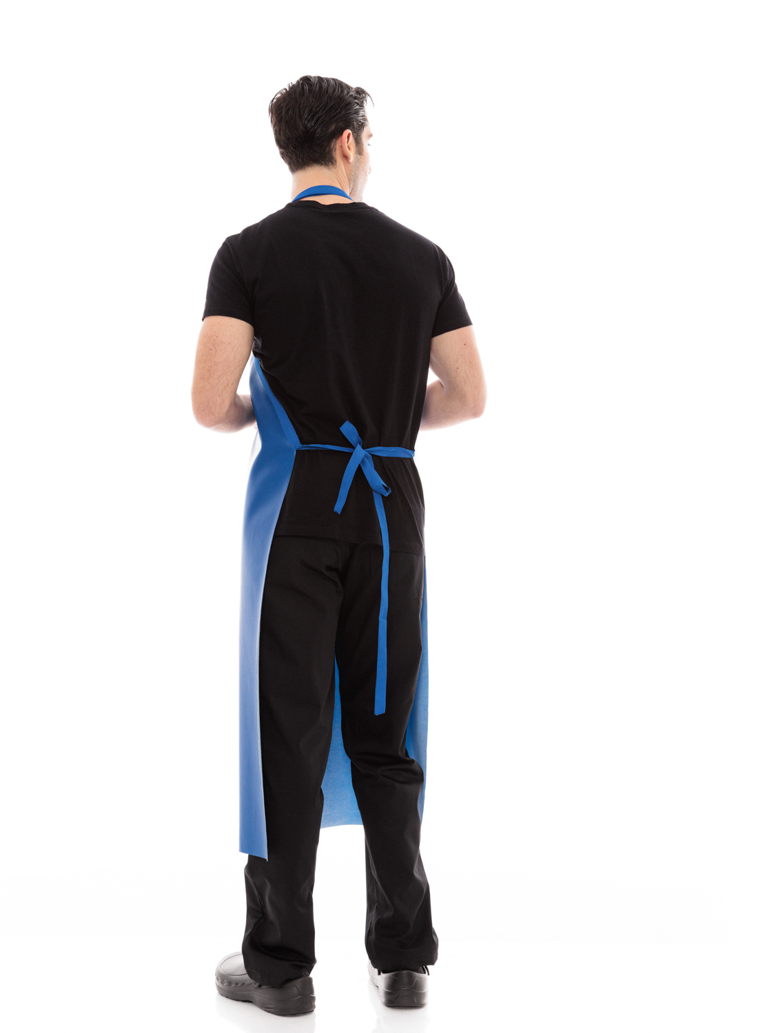 Μπλε Ποδιά Λάντζας Δερματίνης PVC - 560blue
