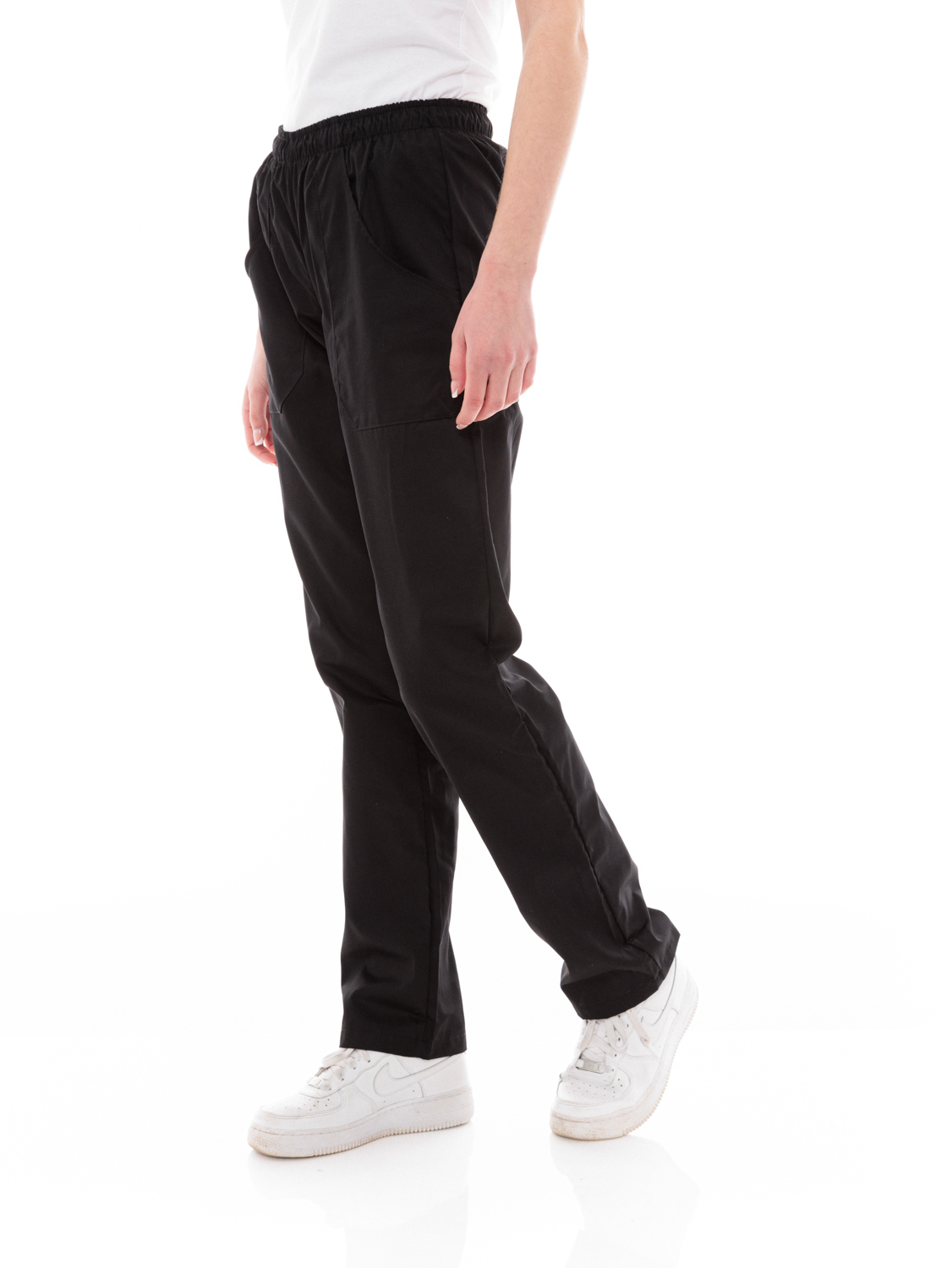 Παντελόνι Μαγείρων/Σεφ Unisex Μαύρο Με Τρεις Τσέπες - 612slim