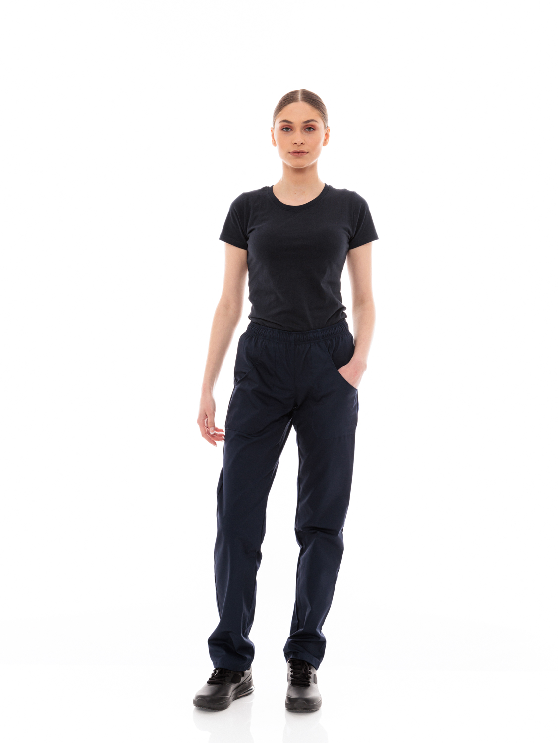 Παντελόνι Μαγείρων/Σεφ Unisex Navy Με Τρεις Τσέπες - 612slim
