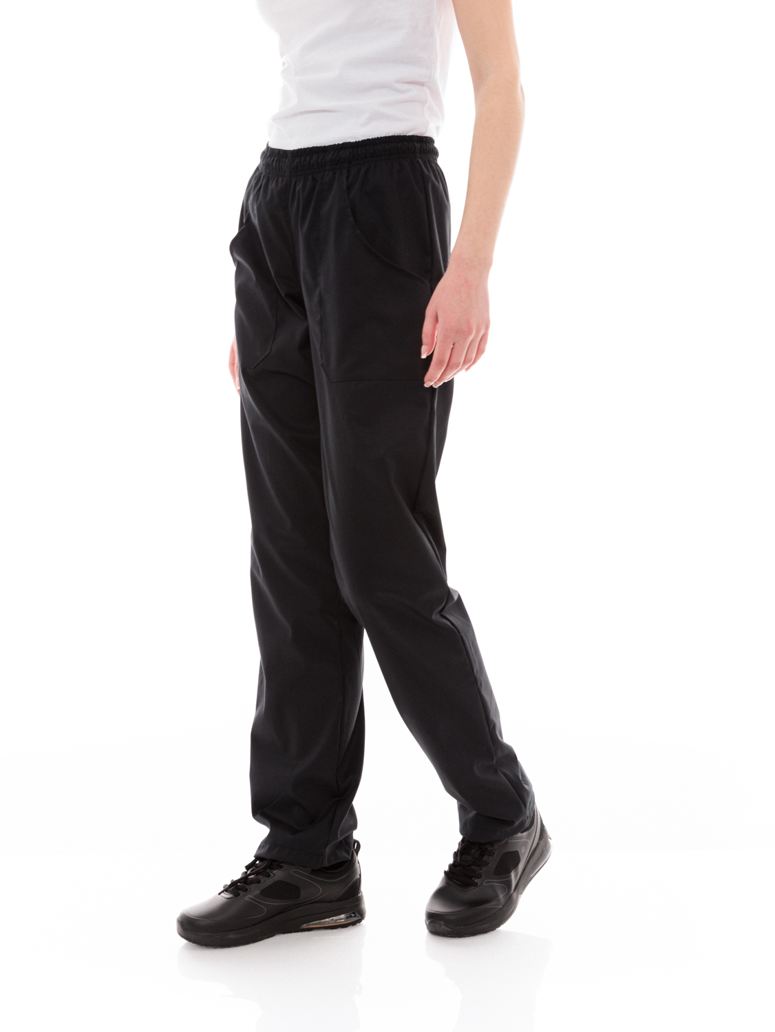 Παντελόνι Μαγείρων/Σεφ Unisex Μαύρο με Ελαστικότητα - 613elastan