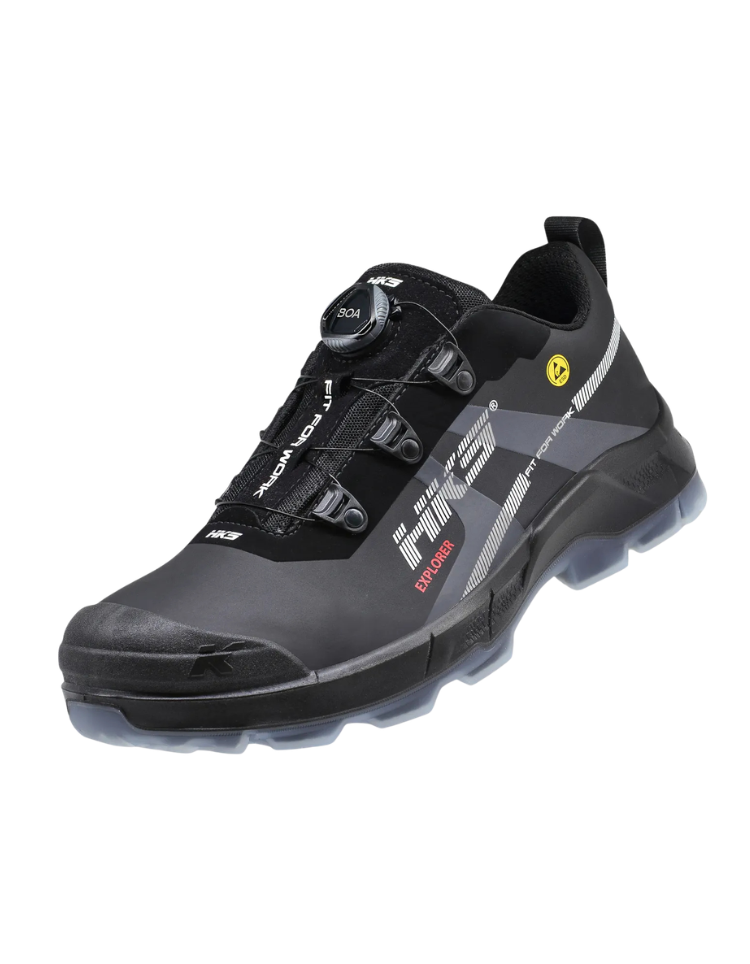 Ελαφρύ Χαμηλό Παπούτσι Εργασίας S3S SC SR CI HI FO - EXPLORER BLACK BOA