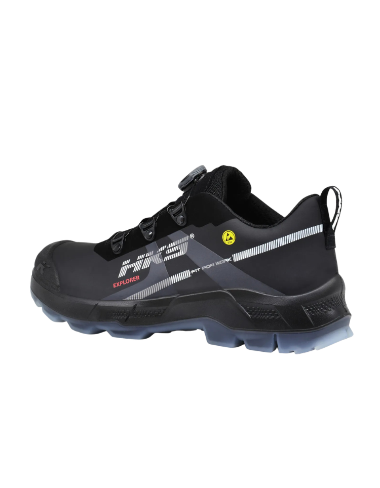 Ελαφρύ Χαμηλό Παπούτσι Εργασίας S3S SC SR CI HI FO - EXPLORER BLACK BOA