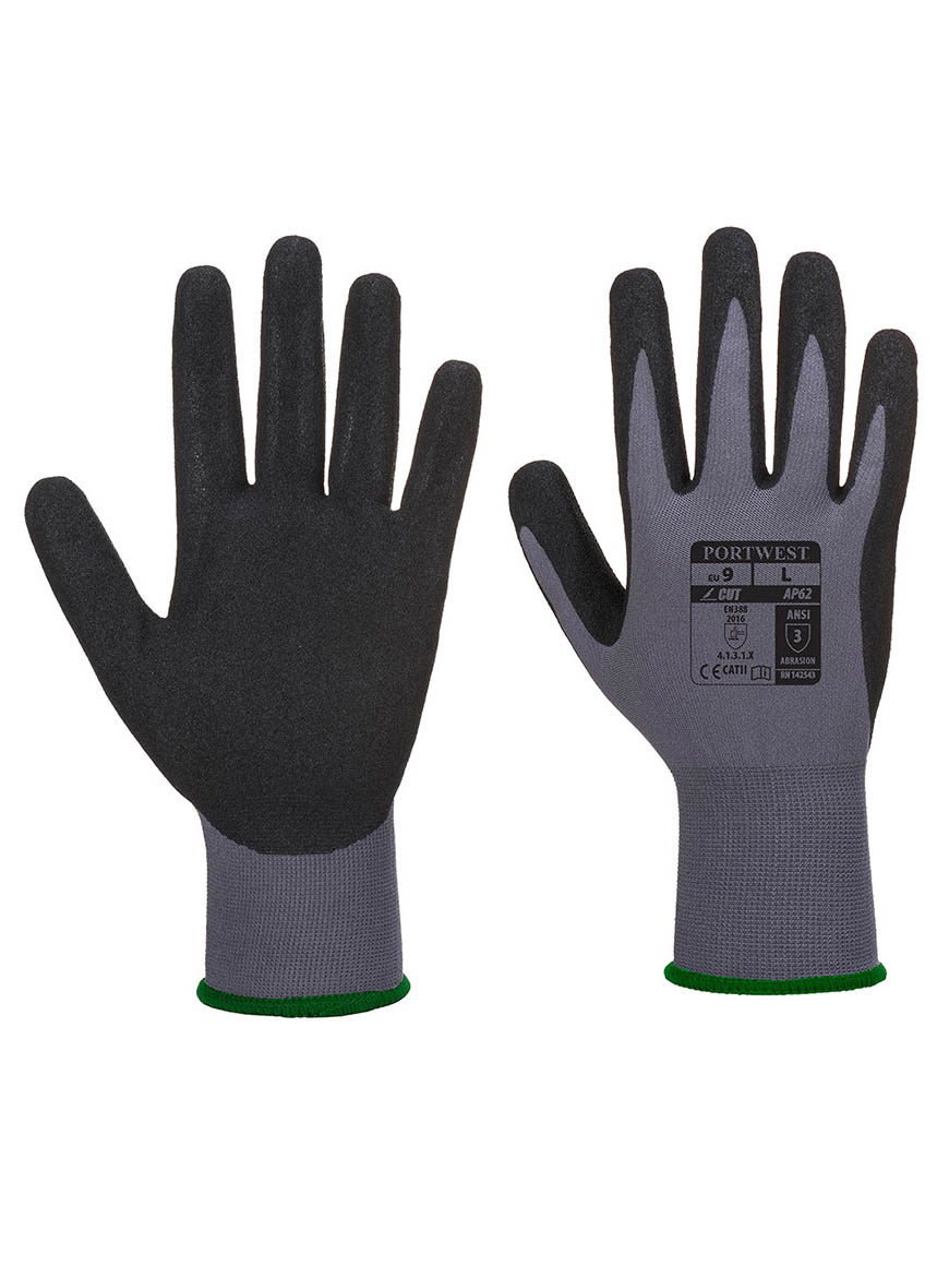 Γάντι Dermiflex Aqua Γκρι/Μαύρο - AP62