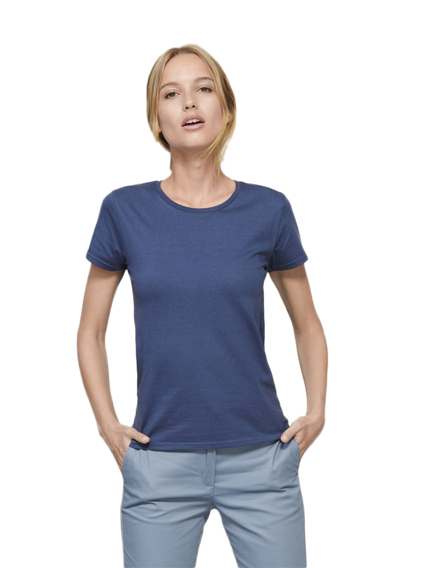 ΓΥΝΑΙΚΕΙΟ ΟΡΓΑΝΙΚΟ T-SHIRT ΣΕ ΣΤΕΝΗ ΓΡΑΜΜΗ - CRUSADER WOMEN