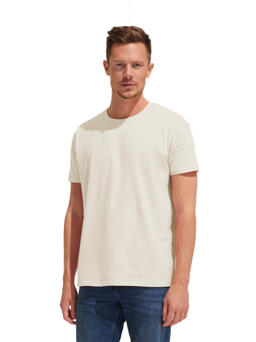 ΑΝΔΡΙΚΟ T-SHIRT ΜΕ ΣΤΡΟΓΓΥΛΗ ΛΑΙΜΟΚΟΨΗ - IMPERIAL