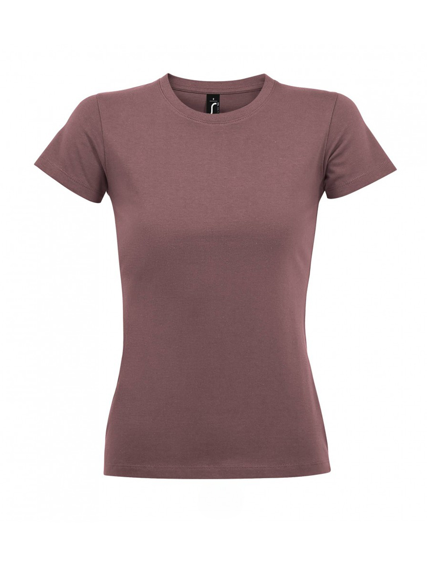 ΓΥΝΑΙΚΕΙΟ T-SHIRT ΜΕ ΣΤΡΟΓΓΥΛΗ ΛΑΙΜΟΚΟΨΗ - IMPERIAL WOMEN