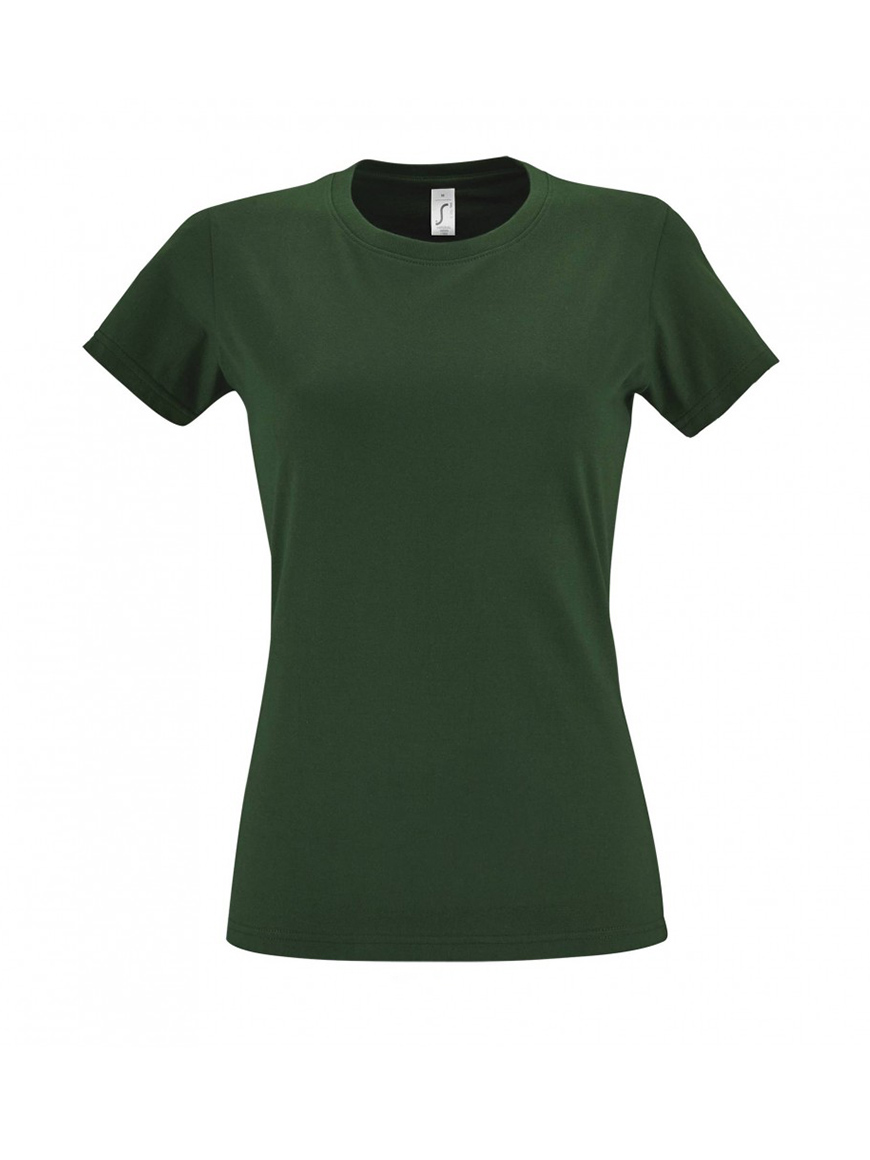 ΓΥΝΑΙΚΕΙΟ T-SHIRT ΜΕ ΣΤΡΟΓΓΥΛΗ ΛΑΙΜΟΚΟΨΗ - IMPERIAL WOMEN