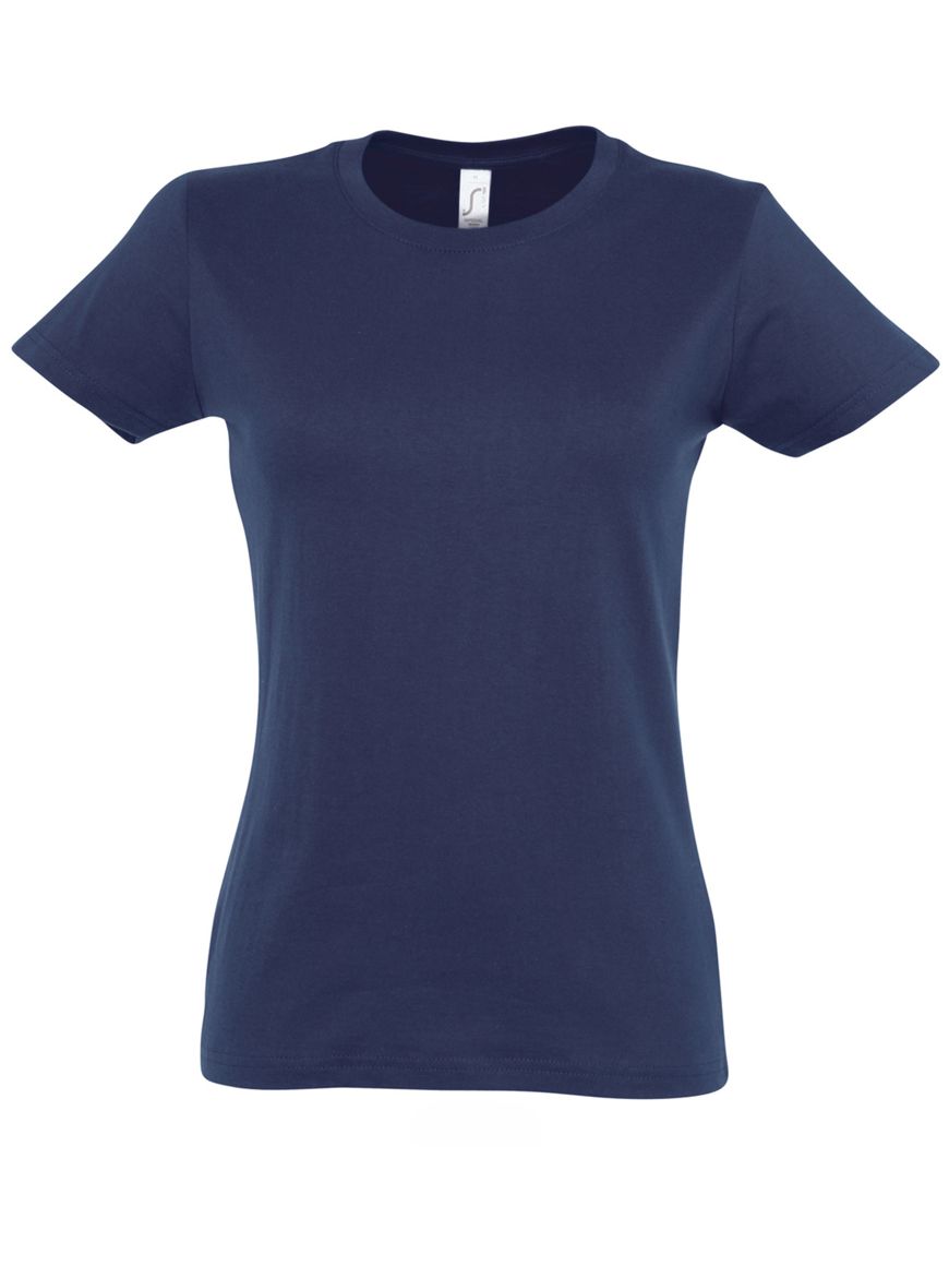 ΓΥΝΑΙΚΕΙΟ T-SHIRT ΜΕ ΣΤΡΟΓΓΥΛΗ ΛΑΙΜΟΚΟΨΗ - IMPERIAL WOMEN