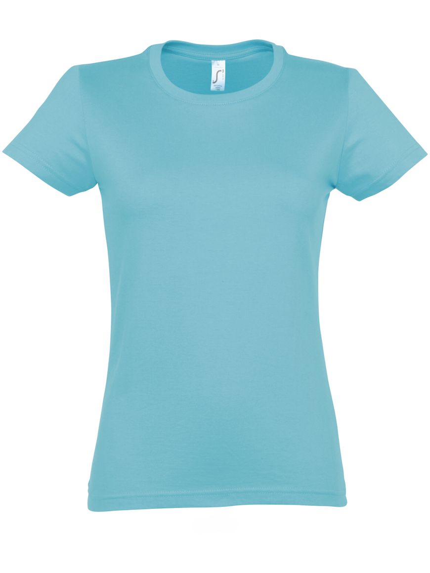 ΓΥΝΑΙΚΕΙΟ T-SHIRT ΜΕ ΣΤΡΟΓΓΥΛΗ ΛΑΙΜΟΚΟΨΗ - IMPERIAL WOMEN