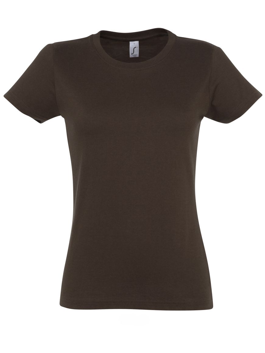 ΓΥΝΑΙΚΕΙΟ T-SHIRT ΜΕ ΣΤΡΟΓΓΥΛΗ ΛΑΙΜΟΚΟΨΗ - IMPERIAL WOMEN
