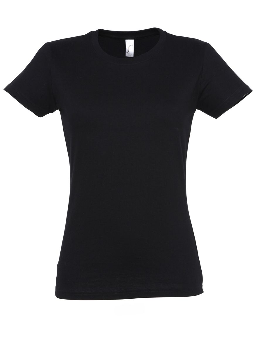 ΓΥΝΑΙΚΕΙΟ T-SHIRT ΜΕ ΣΤΡΟΓΓΥΛΗ ΛΑΙΜΟΚΟΨΗ - IMPERIAL WOMEN