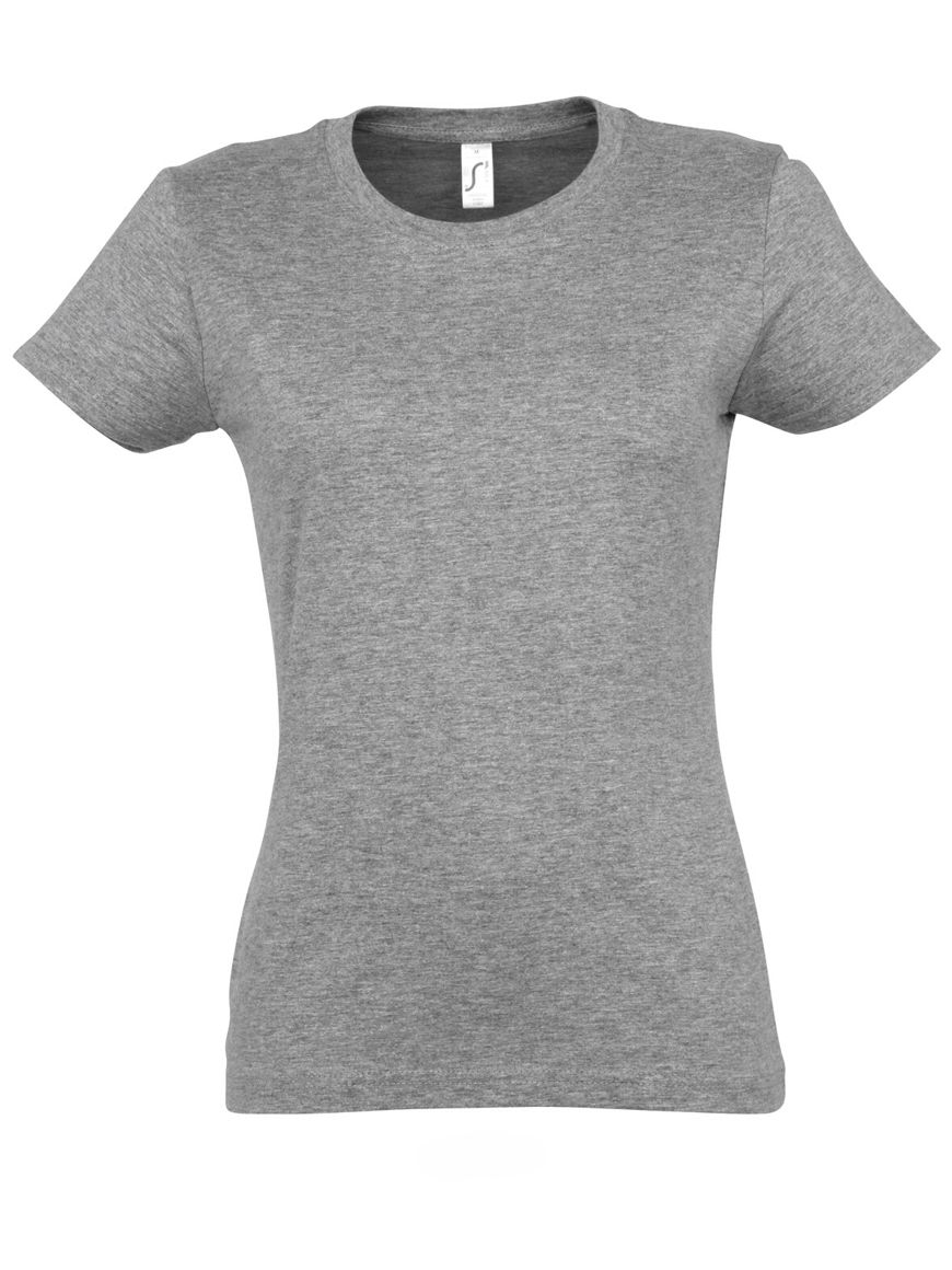 ΓΥΝΑΙΚΕΙΟ T-SHIRT ΜΕ ΣΤΡΟΓΓΥΛΗ ΛΑΙΜΟΚΟΨΗ - IMPERIAL WOMEN