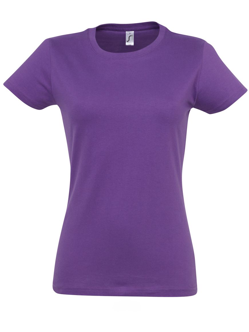 ΓΥΝΑΙΚΕΙΟ T-SHIRT ΜΕ ΣΤΡΟΓΓΥΛΗ ΛΑΙΜΟΚΟΨΗ - IMPERIAL WOMEN