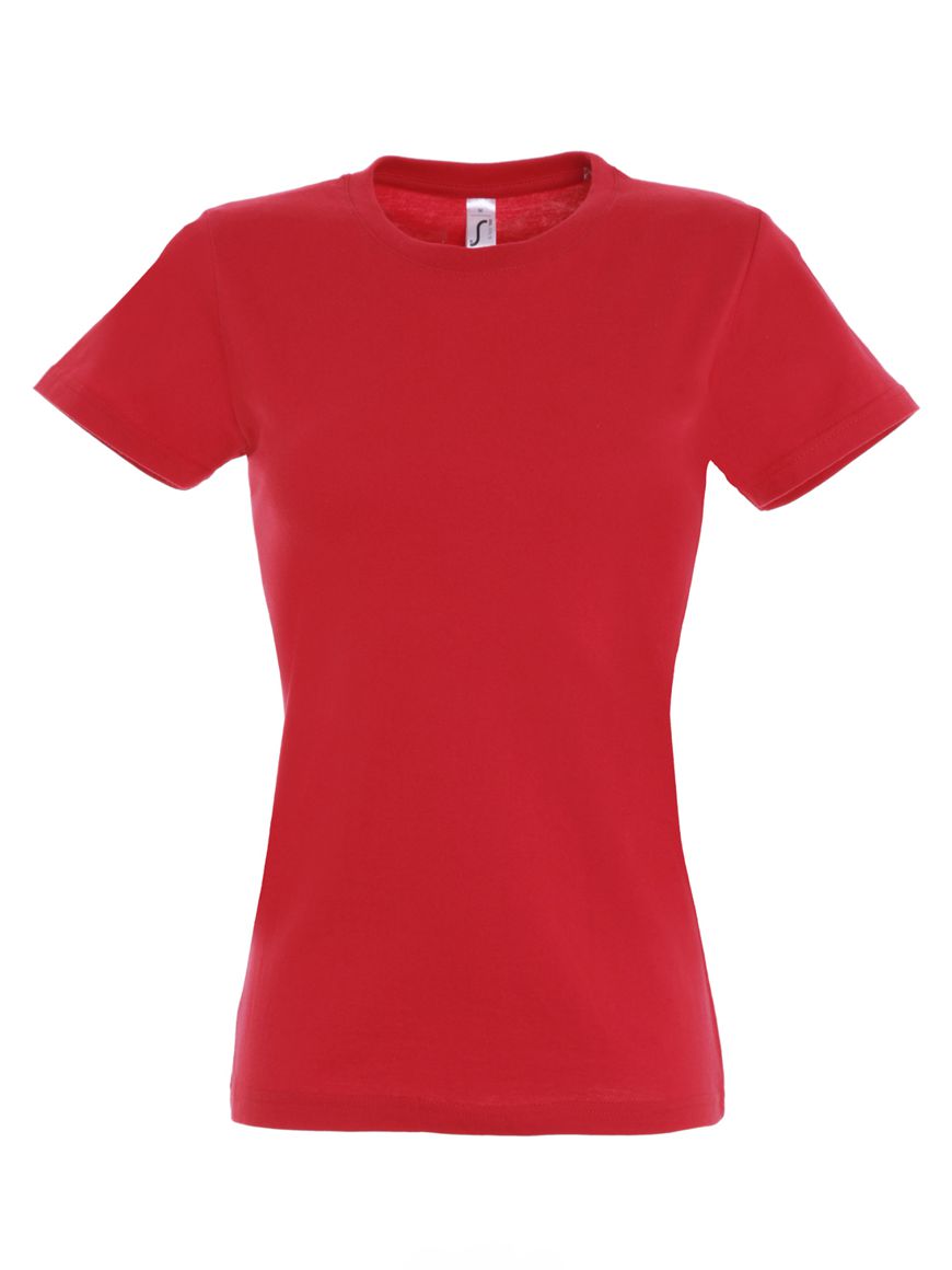 ΓΥΝΑΙΚΕΙΟ T-SHIRT ΜΕ ΣΤΡΟΓΓΥΛΗ ΛΑΙΜΟΚΟΨΗ - IMPERIAL WOMEN
