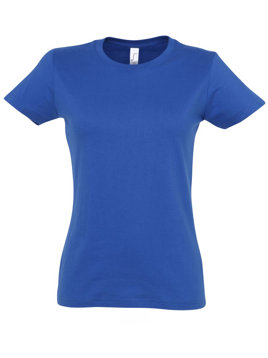 ΓΥΝΑΙΚΕΙΟ T-SHIRT ΜΕ ΣΤΡΟΓΓΥΛΗ ΛΑΙΜΟΚΟΨΗ - IMPERIAL WOMEN