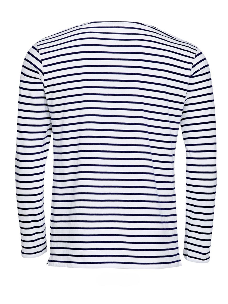 SOL'S ΑΝΔΡΙΚΟ ΜΑΚΡΥΜΑΝΙΚΟ ΡΙΓΕ T-SHIRT - MARINE MEN
