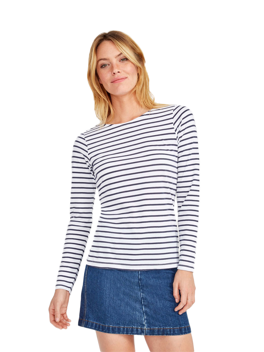 SOL'S ΓΥΝΑΙΚΕΙΟ ΜΑΚΡΥΜΑΝΙΚΟ ΡΙΓΕ T-SHIRT - MARINE WOMEN