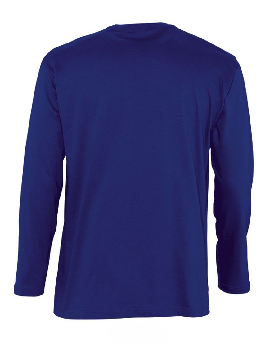 ΑΝΔΡΙΚΟ T-SHIRT ΜΕ ΣΤΡΟΓΓΥΛΗ ΛΑΙΜΟΚΟΨΗ ΚΑΙ ΜΑΚΡΙΑ ΜΑΝΙΚΙΑ - MONARCH