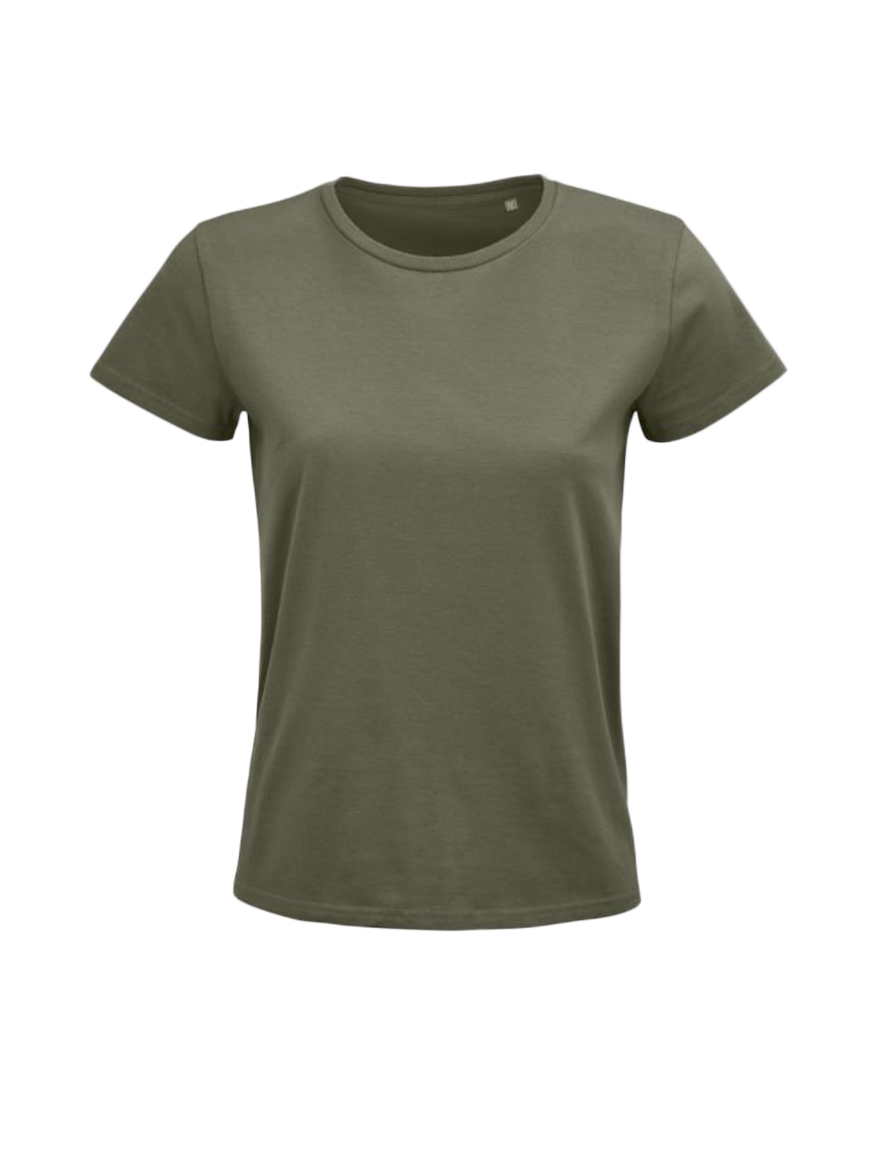 ΓΥΝΑΙΚΕΙΟ ΟΡΓΑΝΙΚΟ T-SHIRT ΣΕ ΣΤΕΝΗ ΓΡΑΜΜΗ - PIONEER WOMEN