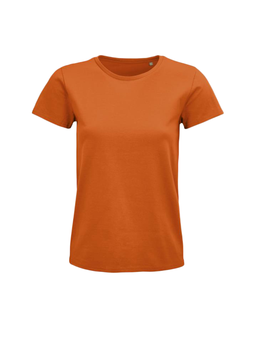 ΓΥΝΑΙΚΕΙΟ ΟΡΓΑΝΙΚΟ T-SHIRT ΣΕ ΣΤΕΝΗ ΓΡΑΜΜΗ - PIONEER WOMEN