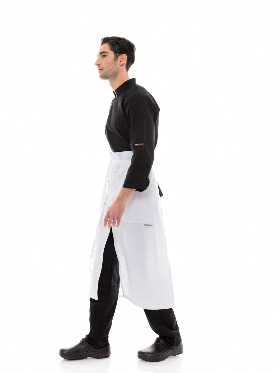 Premium Bistro Μακριά Ποδιά Μέσης - Λευκό