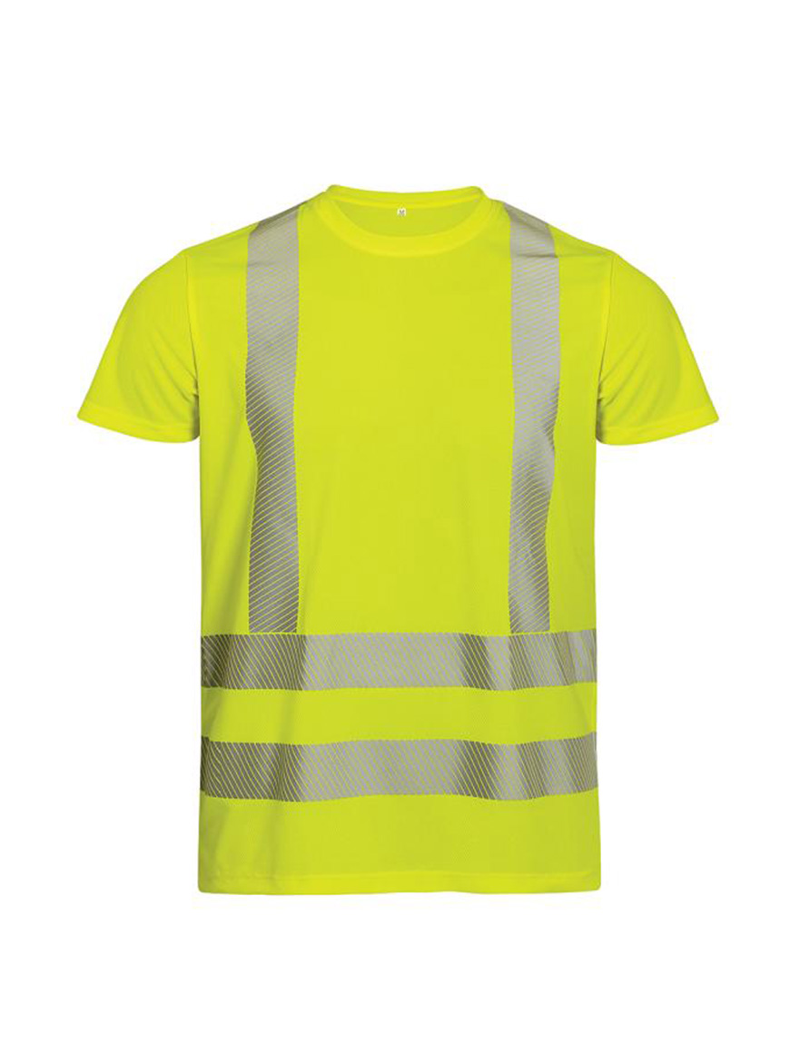 Fageo T-shirt Εργασίας με Ανακλαστικές Ταινίες - PRT130 Κίτρινο Fageo T-shirt Εργασίας με Ανακλαστικές Ταινίες - PRT130 Κίτρινο