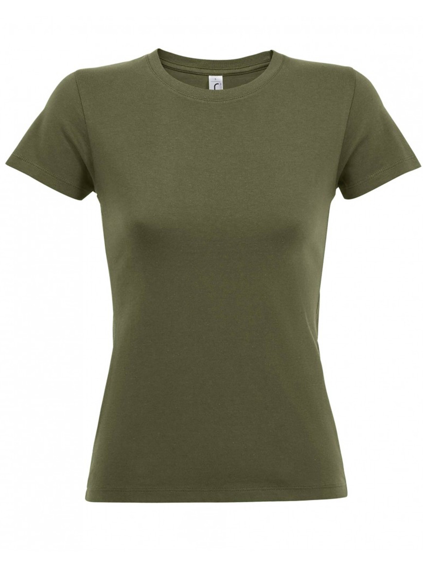 ΓΥΝΑΙΚΕΙΟ T-SHIRT ΜΕ ΣΤΡΟΓΓΥΛΗ ΛΑΙΜΟΚΟΨΗ - REGENT WOMEN