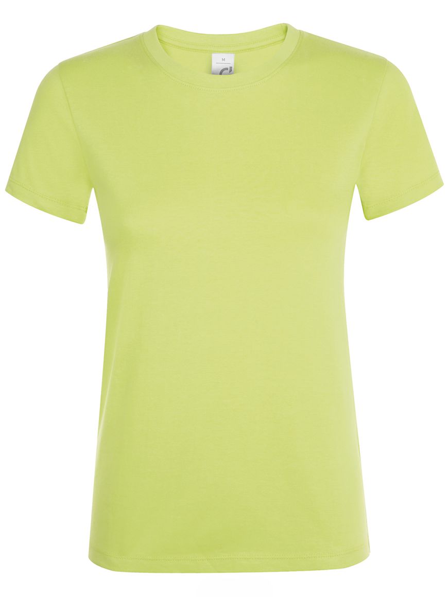 ΓΥΝΑΙΚΕΙΟ T-SHIRT ΜΕ ΣΤΡΟΓΓΥΛΗ ΛΑΙΜΟΚΟΨΗ - REGENT WOMEN
