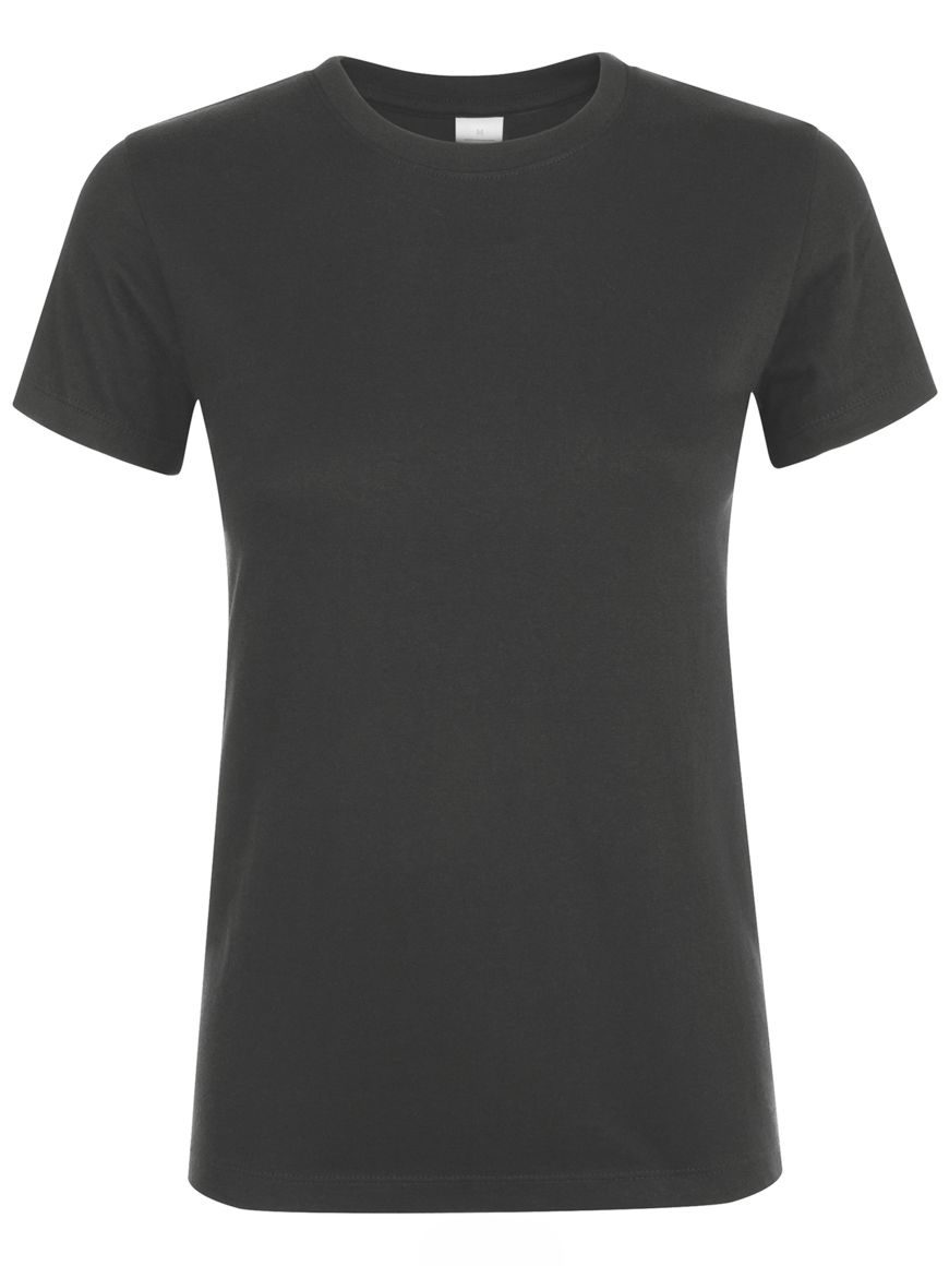 ΓΥΝΑΙΚΕΙΟ T-SHIRT ΜΕ ΣΤΡΟΓΓΥΛΗ ΛΑΙΜΟΚΟΨΗ - REGENT WOMEN
