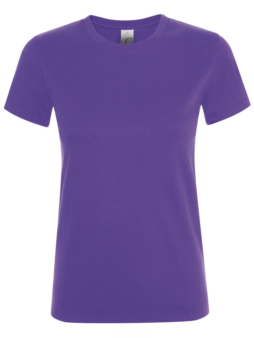 ΓΥΝΑΙΚΕΙΟ T-SHIRT ΜΕ ΣΤΡΟΓΓΥΛΗ ΛΑΙΜΟΚΟΨΗ - REGENT WOMEN