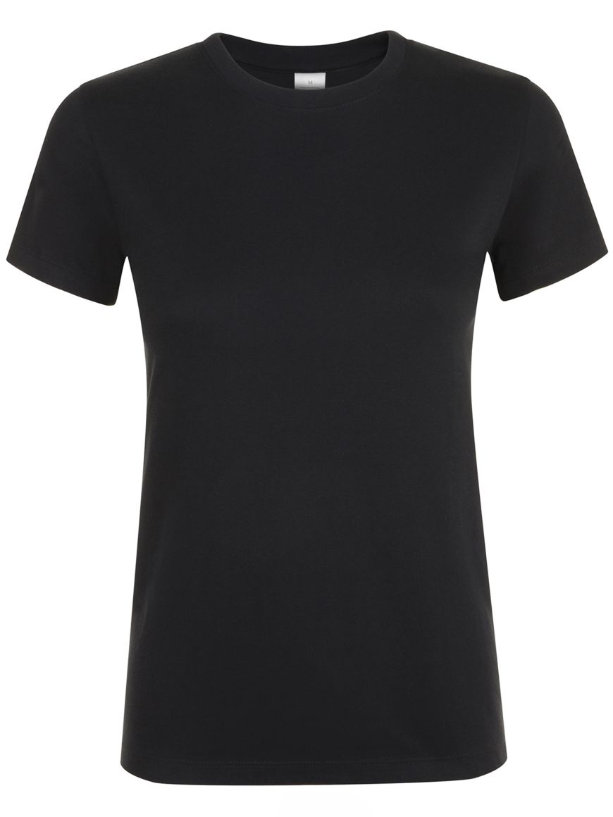 ΓΥΝΑΙΚΕΙΟ T-SHIRT ΜΕ ΣΤΡΟΓΓΥΛΗ ΛΑΙΜΟΚΟΨΗ - REGENT WOMEN