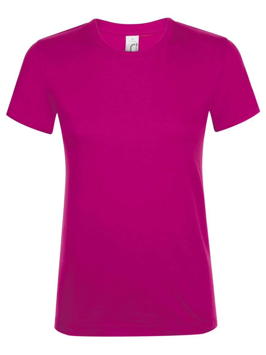 ΓΥΝΑΙΚΕΙΟ T-SHIRT ΜΕ ΣΤΡΟΓΓΥΛΗ ΛΑΙΜΟΚΟΨΗ - REGENT WOMEN