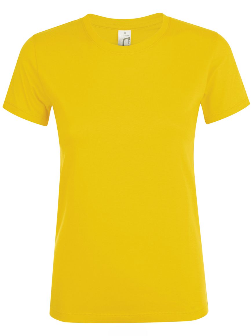 ΓΥΝΑΙΚΕΙΟ T-SHIRT ΜΕ ΣΤΡΟΓΓΥΛΗ ΛΑΙΜΟΚΟΨΗ - REGENT WOMEN