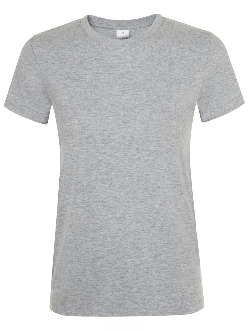 ΓΥΝΑΙΚΕΙΟ T-SHIRT ΜΕ ΣΤΡΟΓΓΥΛΗ ΛΑΙΜΟΚΟΨΗ - REGENT WOMEN