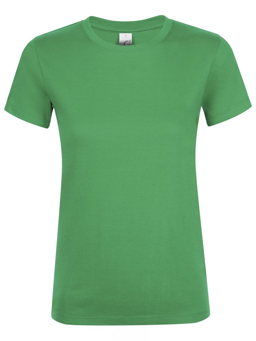ΓΥΝΑΙΚΕΙΟ T-SHIRT ΜΕ ΣΤΡΟΓΓΥΛΗ ΛΑΙΜΟΚΟΨΗ - REGENT WOMEN