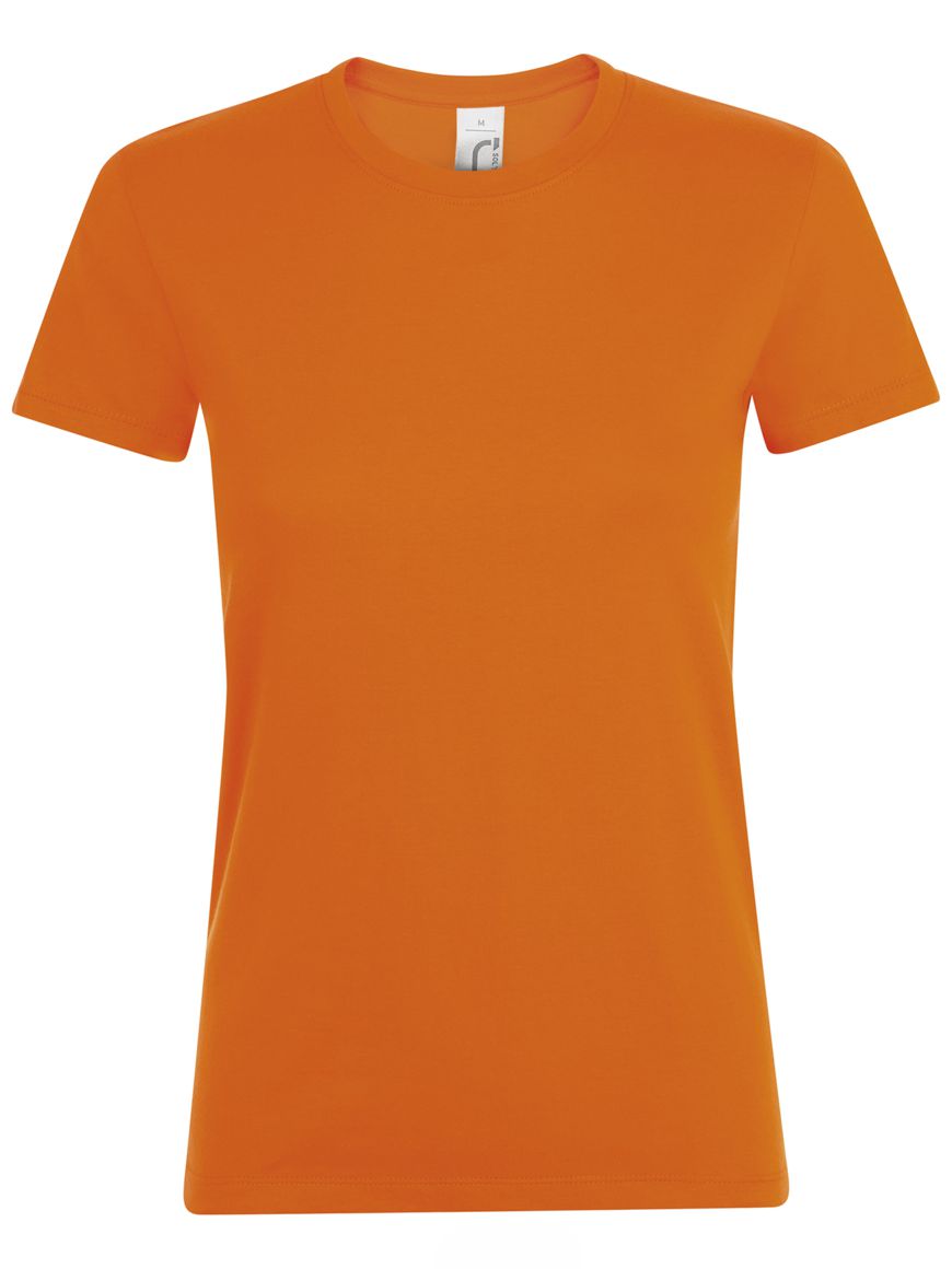 ΓΥΝΑΙΚΕΙΟ T-SHIRT ΜΕ ΣΤΡΟΓΓΥΛΗ ΛΑΙΜΟΚΟΨΗ - REGENT WOMEN